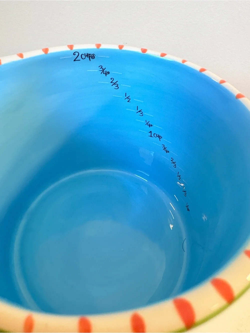 Ceramic 2-Cup Measuring cup RETIRED coton colors express